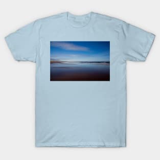 Winter Blue on Druridge Bay T-Shirt